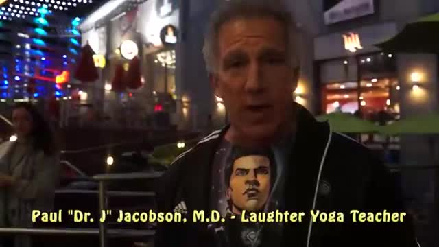 Laughter Yoga Gibberish Flash Mob