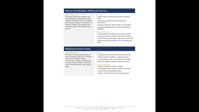 2026 Course Catalog