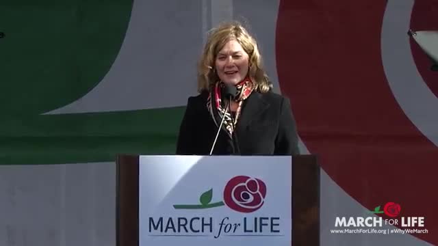 Pam Tebow at the 2018 March for Life