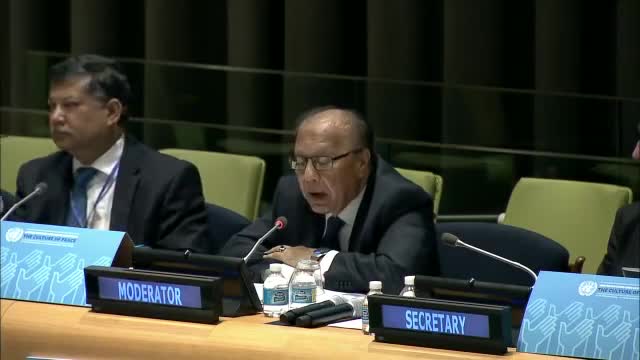 Barbara Marx Hubbard at United Nations.