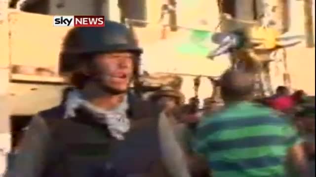 Sky's Alex Crawford Inside Gaddafi's Compound