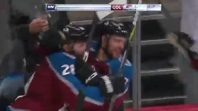Tyson Jost elevates quickly, Avalanche draw first blood