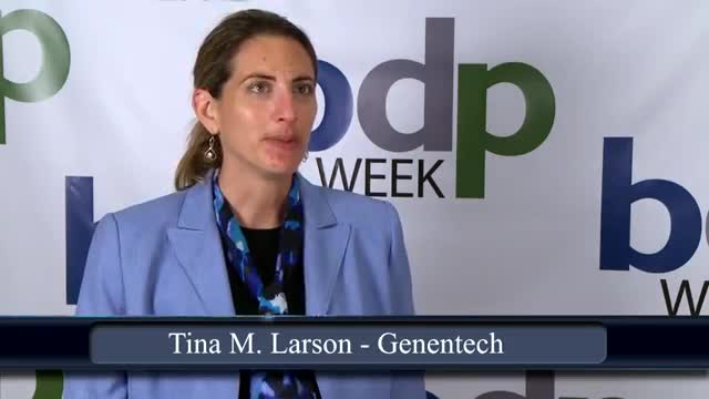 Biopharmaceutical Development and Production Week: Tina Larson