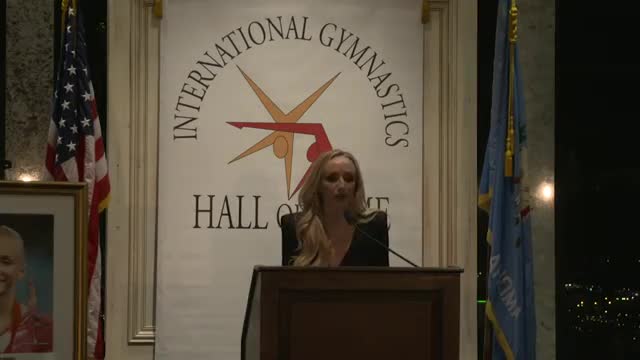 Class of 2018, Induction Speech, International Gymnastics Hall of Fame