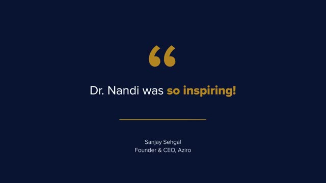 Dr. Partha Nandi 2026 Speaker Reel