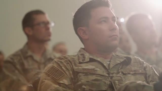 Speaking at a corporate event