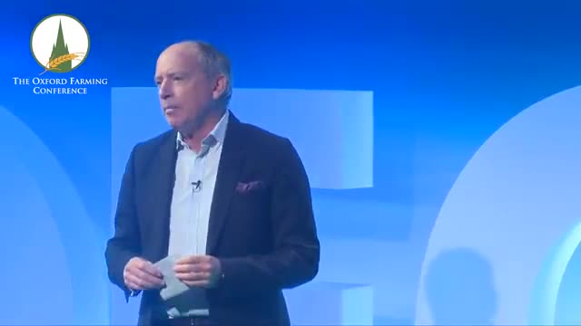 Sir Ian Cheshire talking at Oxford Farming Conference 2019