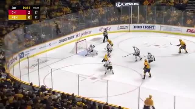 Dante Fabbro #57 (Nashville Predators) first NHL goal 06/04/2019