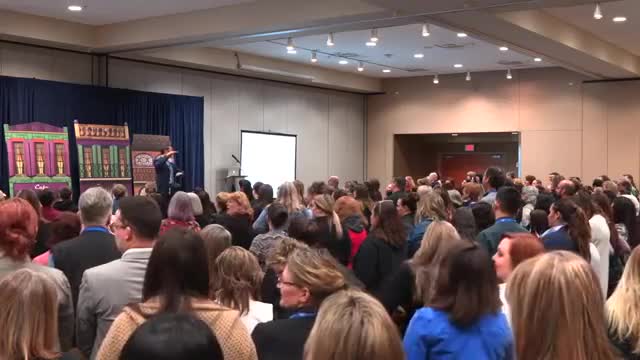George brings the energy!