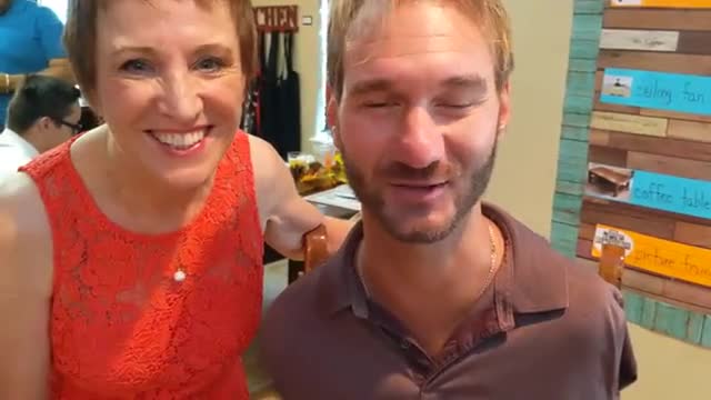 Desi Payne and Nick Vujicic