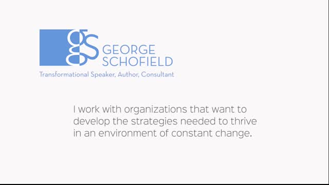 George Schofield Speaker Demo