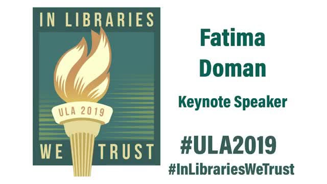 Fatima Doman Keynote Speaker for Utah Library Association Annual Conf