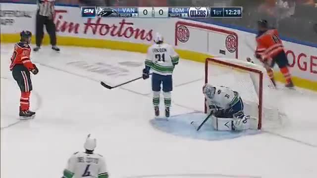 Ty Rattie Scores The Hattie For Oilers In Pre-season Against Canucks