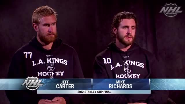 Richards and Carter interview @ 2012 Stanley Cup