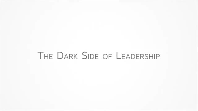 Dr. Dave Logan - The Dark Side of Leadership