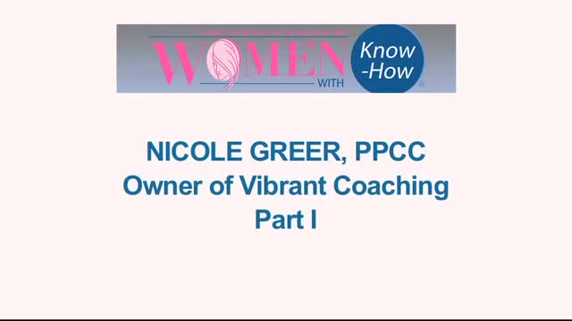 Vibrant Coaching Speaks @ Women With Know-How