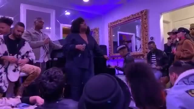Amber Riley SINGS Never Enough and Shallow with Stevie Mackey
