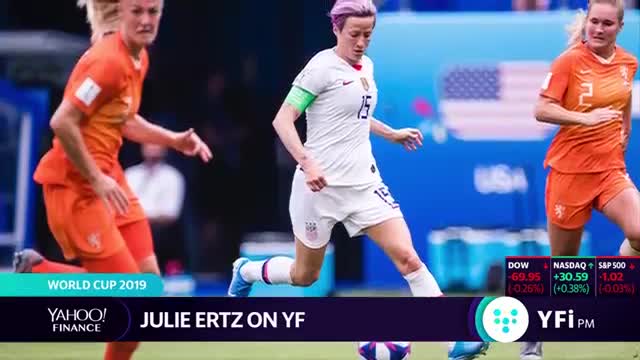 Julie Ertz, World Cup Soccer Champ talks winning and equal pay