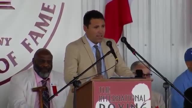2014 IBHOF - Oscar De La Hoya Acceptance Speech