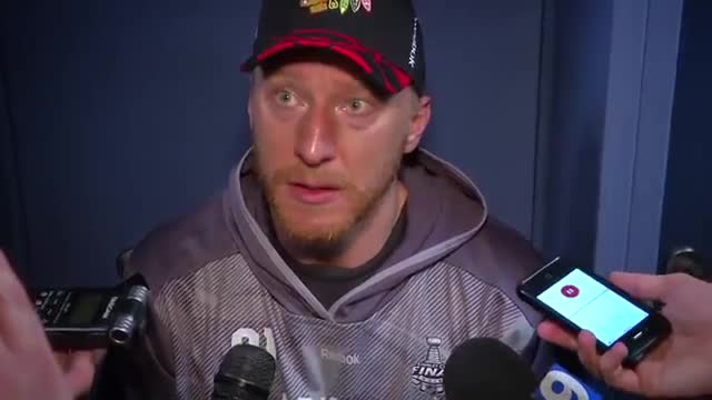 Marian Hossa Postgame Interview