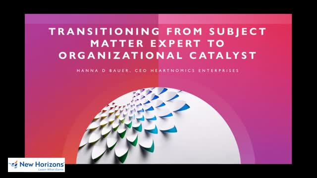Transitioning from Subject Matter to Organizational Catalyst
