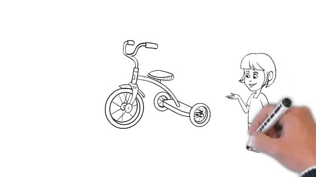 The Tricycle Effect Explained in a Doodle
