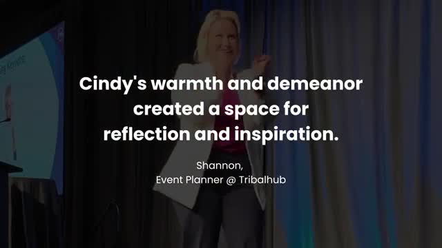 Cindy Rowe Speaker Reel 2026