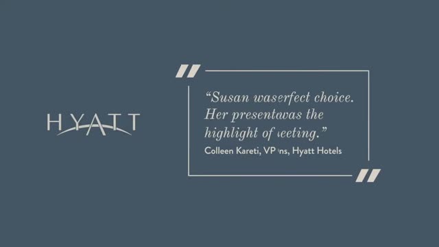 Susan Reilly Salgado - Speaker Reel