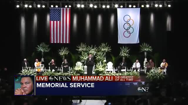 Muhammad Ali Funeral | Billy Crystal Imitates Ali