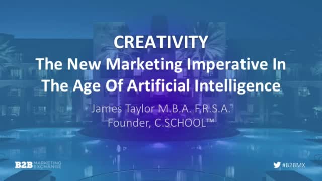Artificial Intelligence and Creativity Keynote Speaker James Taylor