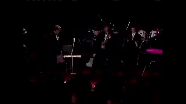 Beach Boys accept award Rock and Roll Hall of Fame inductions 1988