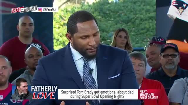 Ray Lewis with an emotional reflection on his professional career