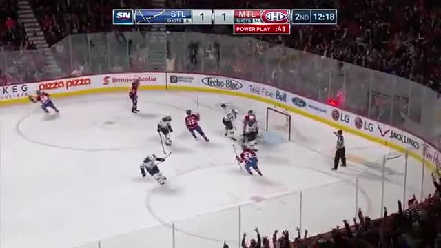 Mike Reilly 2-1 Goal - Blues @ Canadiens - 10/17/2018
