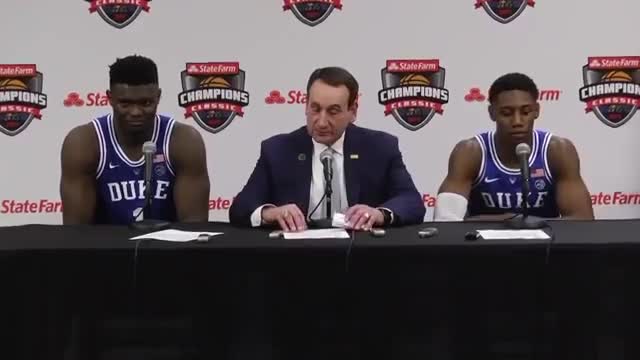 Zion Williamson, R.J. Barrett and Coach K talk huge win vs. Kentucky |