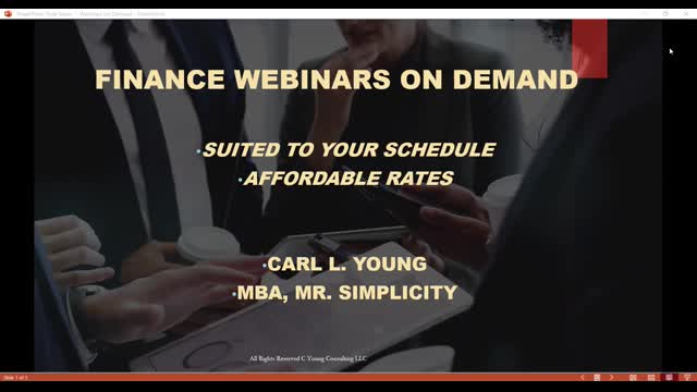 WEBINARS ON DEMAND