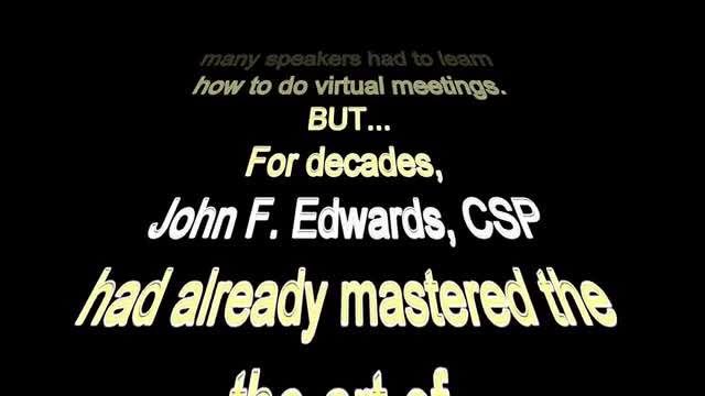 Virtual Presentation Expert reel_ John F. Edwards