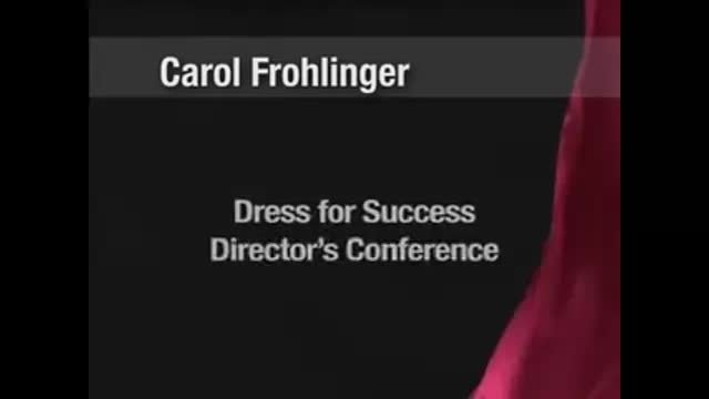 Carol Frohlinger Speaks