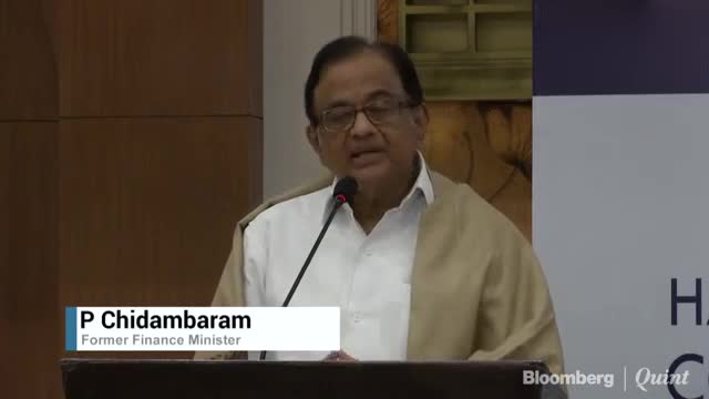 P Chidambaram Speaks at Harvard-U.S-India Initiative
