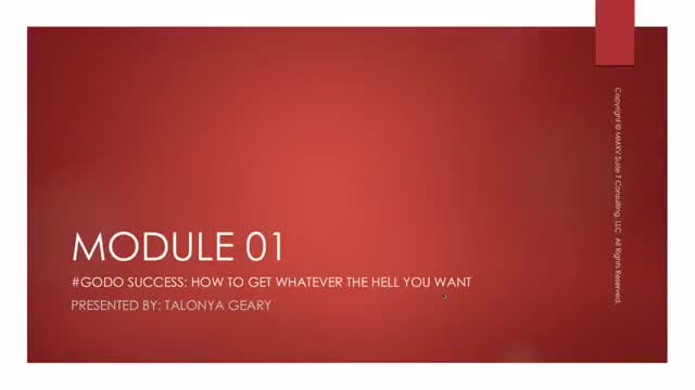 #goDo: Module 01