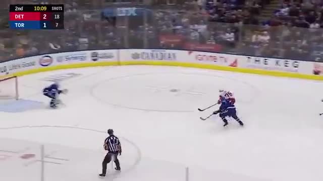 Christoffer Ehn #70 (Detroit Red Wings) first NHL goal 23/12/2018