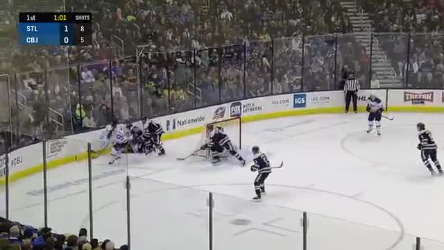 Carl Gunnarsson battles for puck, tips in gorgeous pass