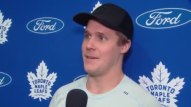 Leafs ribbing Morgan 'Big Dog' Rielly for being so modest