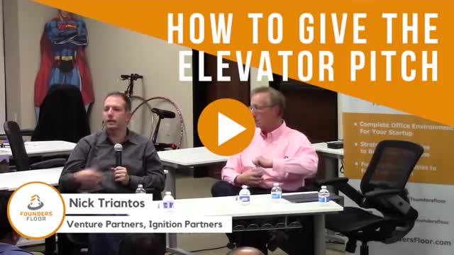 How To Give The Elevator Pitch - Nick Triantos