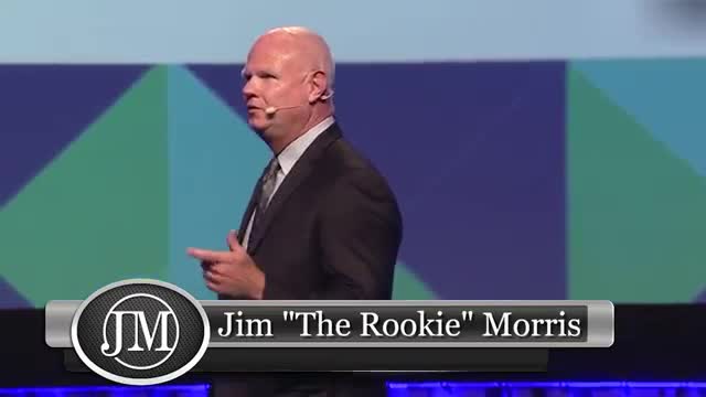 Jim The Rookie Morris, motivational presentation