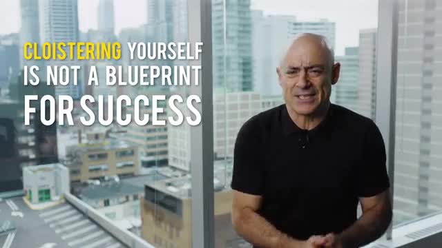 You cannot be courageously creative by yourself.