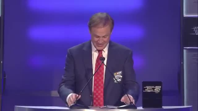 Rusty Wallace acceptance speech