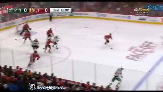 Marcus Foligno vs John Hayden Oct 12, 2017