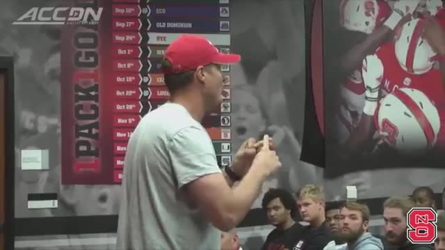 Philip Rivers Delivers Motivational Speech To NC State Football Team