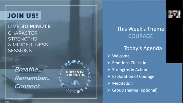 United in Strengths - Exploring Courage with Ruth Pearce