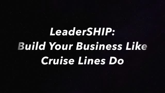 Build Your Revenue Streams like a Cruise Ship